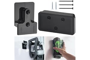 BRAVEBOY 1 x Blower Wall Mount 1 x Battery Holders for EGO Leaf Blower, EGO 54v Batteries, Mounting Bracket for EGO 530 615 650 CFM Blower with Screws and Installation Instructions