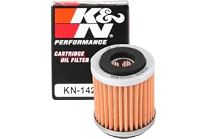K&N Powersports Filtre à Huile - Cartouche 38x47mm compatible avec Yamaha, TM (KN-142)