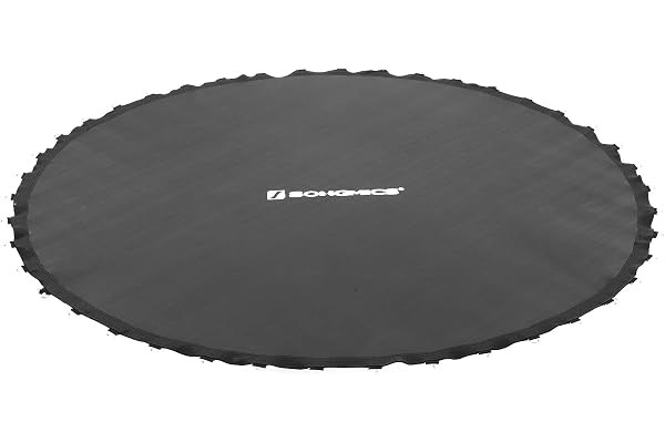 SONGMICS Tapis de Saut pour Trampoline (Ø 244, 305, 366 cm, Tapis de Saut, Accessoire de Trampoline, Rechange), Couleur Noire