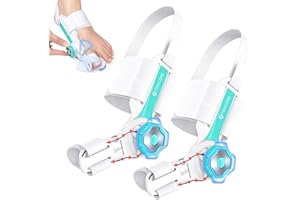 TENICORE Ortheses Hallux Valgus Boutons Réglables Attelle pour Hallux Valgus Separateur D'orteil Homme et Femme Pour Redresser les Orteils 2 Pièces