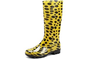 Rumkok Stivali Gomma Donna, Comode Antiscivolo da Pioggia Stivali Antinfortunistica, Leggere Impermeabile Scarpe da Giardino