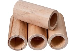 NANNAN3360 Schwerlast Betterhöhungen Möbelerhöher aus Massivholz 4 Stück Stuhlerhöhung Sofafüße Möbellifte Tischerhöher, Hebt die Höhe um 5–15 cm (Ø4.5cm-Increase Height 5cm)