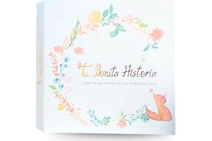TIPICHOU Album fotos bebe primer año 150 paginas : Regalo Original para recién nacidos niña y niño, Regalo para embarazadas y mamás primerizas, Libro de recuerdos bebe, Lista de nacimiento (Español)