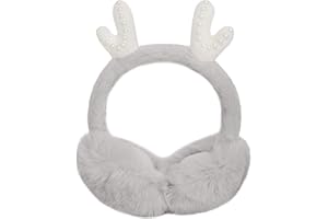YJZQ Kids' Girls' Lovely Plush Earmuff Thermal Ear Cover With Glittering Rabbit Ears Soft Velvet Ear Muff Warmer Wrap Winter for Children