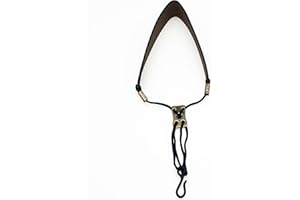SOUNDMAN Sangle de Cou pour Clarinette - Kid's Choice - Sangle en Cuir, parfait pour enfants - Carabinier solide - Eastman® Bretelle/Sangle de Clarinette (Kid's Choice)