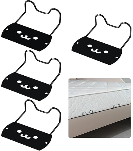 6 PCS Guarnizioni Antiscivolo per Materasso, Ferma Materasso in Metallo