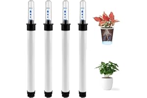 SWRCEYJH 4 Stück Wasserstandsanzeiger Kunststoff Praktische Zimmerpflanzen Wasserstandsanzeigers Kunststoff Gießanzeiger Für Kulturtopf Blumenkästen Topfpflanzen