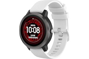 Wownadu pasek kompatybilny z Garmin Vivoactive 3, kompatybilny z Garmin Forerunner 245 zamiennik silikonowego paska sportowego dla kobiet, mężczyzn, pasek (bez trackera)