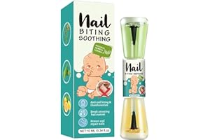 OLDMOOM 10ml Vernis à ongles anti-morsure, Vernis à Ongles amer, Traitement anti-morsure des ongles, Arrêt de Succion du Pouce sans Morsure pour les Enfant