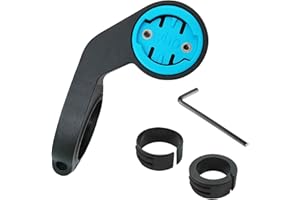 ZIGefofo Supporto Manubrio da Bici Compatibile con Wahoo Elemnt Roam Bolt GPS Supporto per Computer da Bicicletta MTB Supporto da Bici da Corsa per Wahoo Estensione del Manubrio Staffa Anterior
