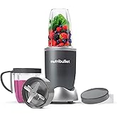 nutribullet Blender 600 Series - Powerful 20,000 RPM Extractor Blends Frozen Fruit, Nuts & Ice - 7 Piece Kit Includes Tall Cu