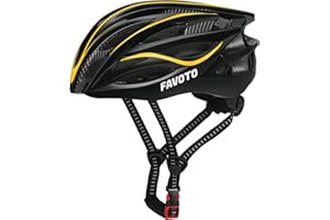 Favoto Casco Bici Casco da Bicicletta - Certificato CE Casco da Corsa MTB Ciclismo Leggero per Uomo Donne Adulti Protezione di Sicurezza Taglia Regolabile 54-62cm
