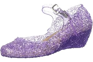 Little-Peach Sandalias de Princesa para Niñas Disfraz para Halloween Fiesta Cumpleaños Navidad EU24-33