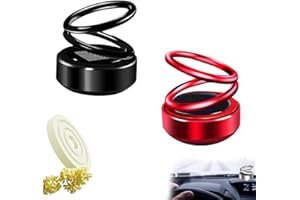 frovi Tragbarer kinetischer Molekularheizer aus Legierung, verbessertes Modell, tragbarer kinetischer Mini-Heizer, automatisch rotierendes Solar-Doppelring-Aromatherapie-Ornament