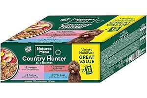 Natures Menu Country Hunter Game Meat Selection Dog Food - 12 x 400g