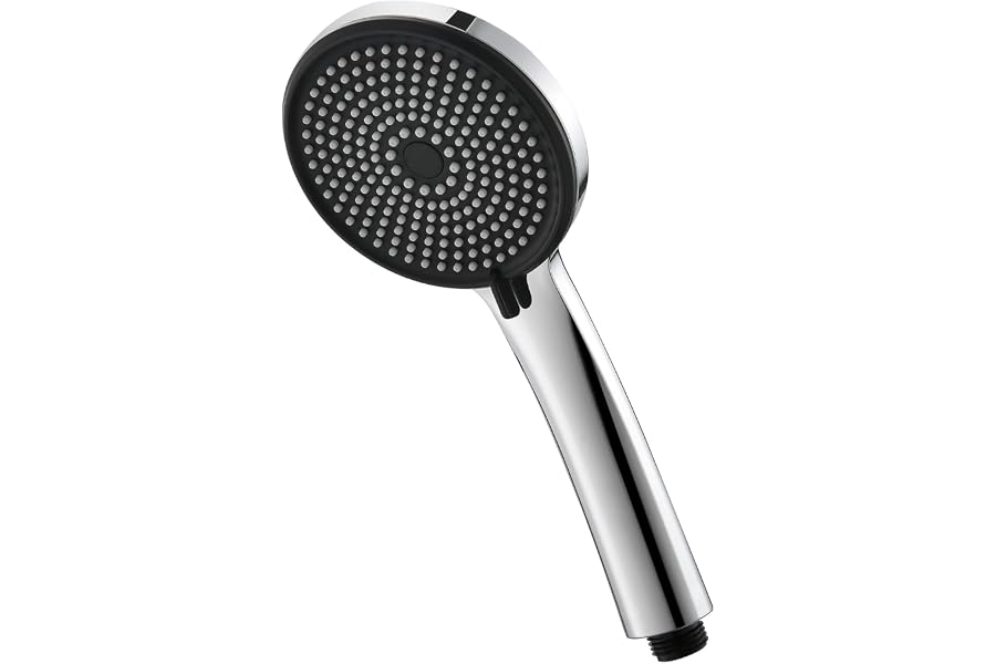 GRIFEMA Alcachofa de Ducha Alta Presión Antical con 3 Modos | Mango de Ducha Compacto y Ultraligero, Teléfono de Baño Univers
