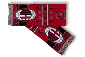 AC Milan Oficjalny szalik żakardowy AC Milan Uniseks Official Ac Milan Scarf (1 w zestawie)