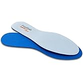 Top Textile, Bottom Polyurethane Filled, Soft, Lightweight, Thin Insoles, Flat Shoe Insoles (ComfortFlex) (White, 45-46)