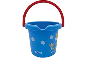 Gowi 550-61 Eimer ø18cm - Blau, Sand- und Wasserspielzeug