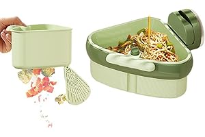 RXYNLL Passoire Evier Cuisine d'angle à Ventouse CréPine pour Collecter Les DéChets Alimentaires (1, Green)