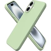 URUCHI iPhone 16 Kılıfı 6.1" ile Uyumlu, İnce Sıvı Silikon 3 Katmanlı Tam Kaplamalı Yumuşak Jel Kau&ccedil;uk Darbeye Dayanıklı Tele