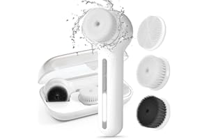 TOUCHBeauty Spazzola Pulizia Viso Elettrica Set di 3 spazzole per la pulizia del viso AG-1766A (con scatola) (AG-1766A-FBA)