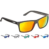 Cressi Rio/Spyke Sunglasses Occhiali Sportivi da Sole con Lenti Polarizzate/Anti UV 100%