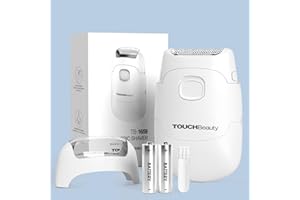 ‎TOUCHBEAUTY TOUCHBeauty Elektrischer Rasierer Damen, Elektrischer Rasierer für Frauen Intimbereich, Nass & Trocken Bikini Trimmer für Frauen, Kabellos, Kompakte, Haarentfernung, für Beine, Achseln, Bikini AG-1659