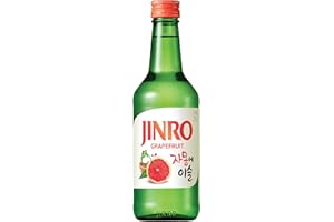 ‎JINRO JINRO Soju, Flavoured Jinro Grapefruit, Koreanisches alkoholisches Getränk mit Grapefruitgeschmack (Imported), 13% vol, 1 x 350ml