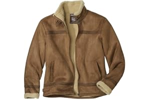 ATLAS FOR MEN - Kurtka zamszowa - dostępna w dużych rozmiarach od M do 5XL