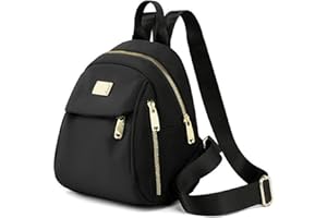 CYchen Bolsos Mochila de Mujeres Antirrobo Impermeable Nylon Pequeña Mochilas Negro Escolares Bolso Bandolera Casual para Mujer Monedero de Viaje Tela Oxford de Bolsa de Hombro Escolar