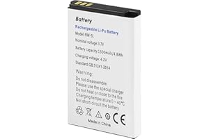 SHAWOROCE 3,7V 1300mAh Akku RCB01P01 RCB413 Ersatz für Doro Primo 406 413 414 418 Handy Flip Portable Telefon Smartphone Li-Ion Li-Po Batterien RCBNTC01