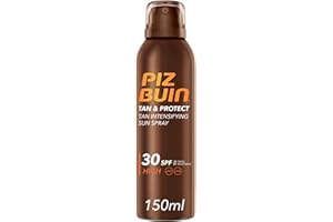 PIZ BUIN Protector Solar en Spray SPF30, Tan & Protect Acelerador del Bronceado de Protección Alta, con Vitamina E y Protección UVA/UVB, 150 ml