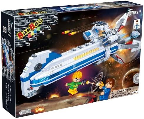 Good Value For Money BanBao Building Blocks Bricks Construction Science Fiction Spaceship BB-133 - Construct Your Own Great Idea for Fun Easter, Birthday Xmas, Christmas, Stocking Filler Present Gift or Reward or Pocket Money Treat - Boys Children Boy Child Kids - One Supplied