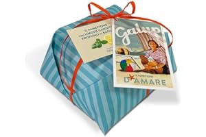 Galup Panettone Artigianale, con Limone Candito e Profumo di Basilico, a Lievitazione Naturale, senza uvetta e canditi, Guarnito con Granella di Zucchero e Mandorle - 750g