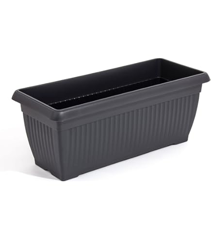 Ciotola Portafiori In Plastica Terracotta 30x30x13 Cm | 6 Litri Per Piante Da Interno/Esterno - 2