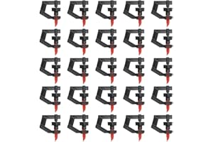 ZYWUOY Lot de 25 Buses de pulvérisation à système Micro-Goutte à pour 360° G - Tête d'arrosage rotative - Portée de pulvérisation d'environ 2,8 à 4 m