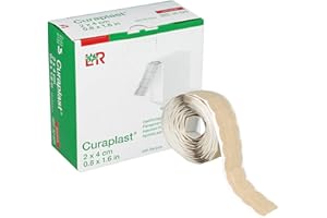 LOHMANN & RAUSCHER Lohmann Curaplast Sensitive Pack de 250 Pansements pour Prise de Sang 4 x 2 cm