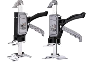 KATSU Tools 2 Pack Labor Saving Arm Jack, Heavy Duty 10 Inch 255mm Multi-function Hand Lifting Jack Tool, 150kg Load, Wall Tile Locator Door Panel Cabinet Furniture Lifter Carpenter Clamp