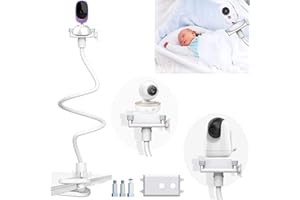 EYSAFT Baby Monitor Holder Baby Camera Mount and Clamp Flexible Baby Camera Holder Shelf Stand for Baby's Room Compatible with Most Baby Monitors Camera