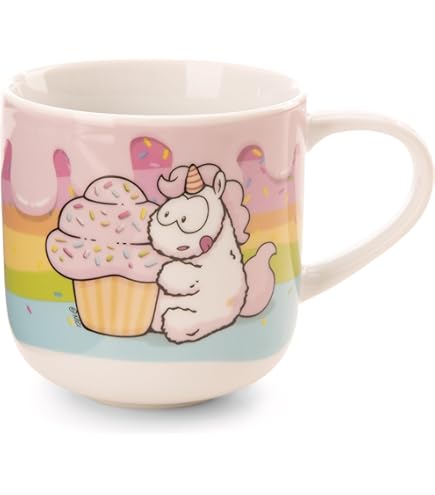 NICI Mok kat vier de liefde 310ml wit - kopen bij