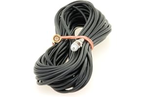 Alda PQ Cavo di prolunga dell'antenna 10m, RG174 per SMA/M a FME/F