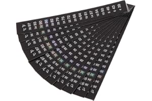 UNKNOW Thermometer Strip,Stick-on Thermometer,10 Pcs Dual Scale Digital Aquarium Fish Tank Thermometer Temperature Sticker Stick-On Change Color Temperature Sticker for Wine Beer Home Brew Aquarium Fish Tank