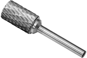 VERSAGENIUS Fresas de punta giratoria, troquel de carburo más grande, fresado de lima, cortador de metal, broca de cabeza de rebaba, broca de 6 mm, limpieza de juntas de soldadura (16 mm)