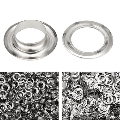 Preisvergleich Produktbild 1000x vernickelte Ø10mm Ösen Rundösen Planenösen Öse Persenning Ösenpresse