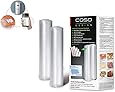 CASO Profi- Folienrollen 30x600 cm / 2 Rollen, für alle Balken Vakuumierer, BPA-frei, sehr stark & reißfest ca. 150µm, kochfest, Sous Vide geeignet, wiederverwendbar, für Folienschweißgeräte geeignet