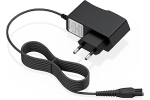 15 V laddare lämplig för Philips HQ8505 rakapparat 3000 5000 7000 9000 serier, laddkabel MG7720 MG7745 QP6510 QP6651 S5587 S5588 HC7650 Multigroom skäggtrimmer högkvalitativ strömförsörjning