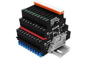 RELEYWELL (10pcs) Solid State Relais DD 3.3V 3V 5V 12V 24V 1.5A,Signalrelais für PLC,Kontaktlos DC zu DC;Eingang:3-32VDC;Ausgang:5-60VDC;Din Rail,Hutschienen,Halbleiterrelais,Relay