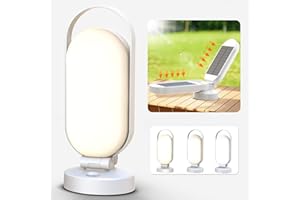 Bravzurg Luz Camping Recargable, 5000mAh Lampara Solar Camping, Accesorios Camping, Plegables Portatil Impermeables, Linterna LED Inalambrica para Emergencia, Interior, Exterior, Campismo, Tienda
