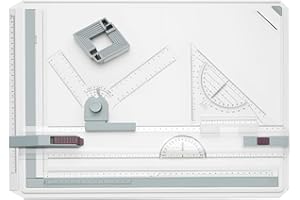Youyijia A3 Drawing Board 51X37cm Adjustable Angle System Drawing Board Art Craft Table with Parallel Motion Accessories for Students Engineers Artists and Architects